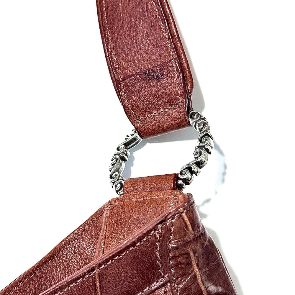 Brighton Rich Brown Leather Shoulder Bag - Picture 5 of 7